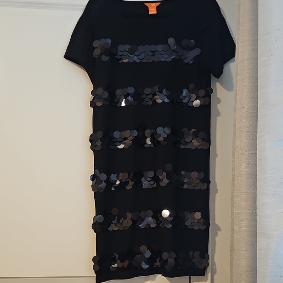 Joe Fresh Black Sequin Mini Dress - Picture 1 of 3